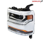 Driver LH Headlight with LED for Chevy Silverado 1500 (2016–2018)
