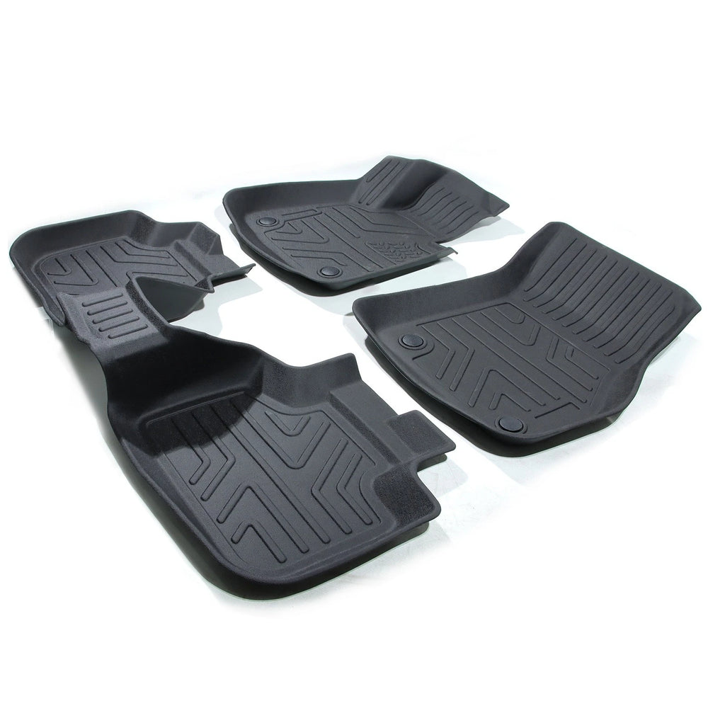 Set of 3 TPE Rubber All Weather Floor Mats for BMW X1 (2016–2022)