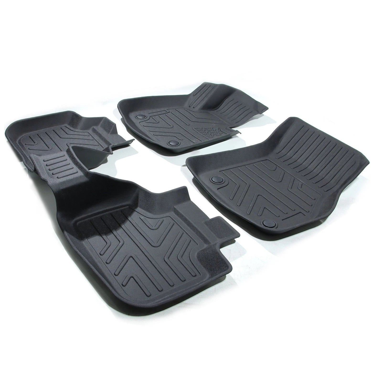 Set of 3 TPE Rubber All Weather Floor Mats for BMW X1 (2016–2022)