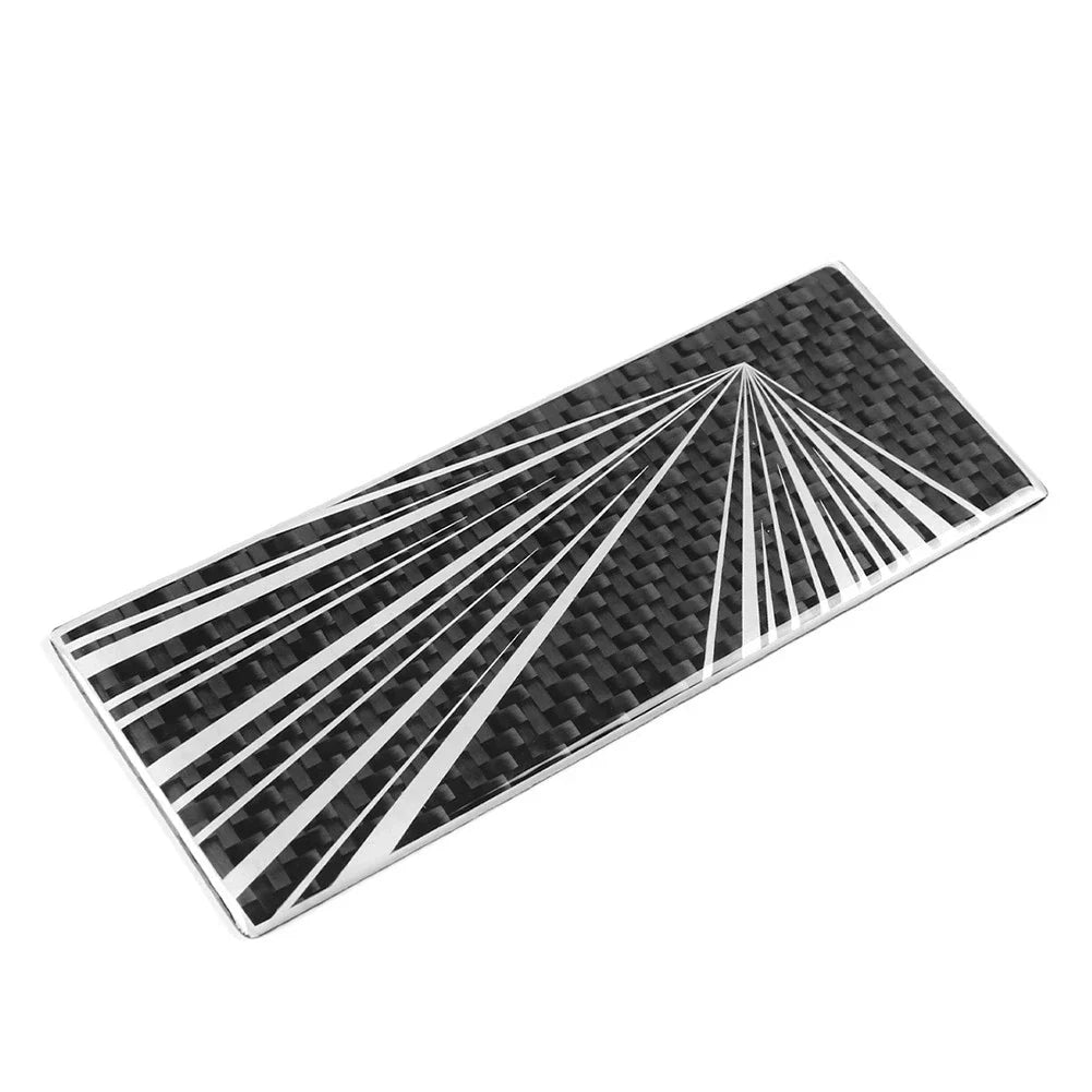 Carbon Black Trunk Emblem Decal for Tesla Model 3 Y (2017-2023)