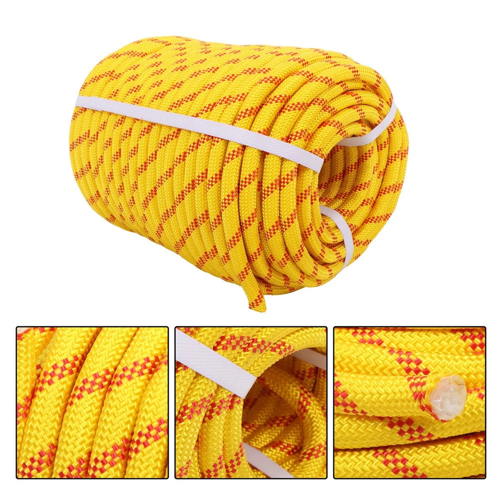 1/2" Polyester Braided Arborist Rope 150' (Rigging, 6500 Lbs)