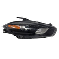 Replacement Passenger Halogen Headlight Assembly w/Black Bezel w/o Dodge Logo