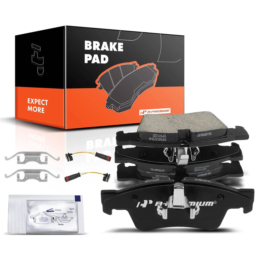 Set of 4 Rear Ceramic Brake Pads for Mercedes-Benz ML350 ML450 (2006–2011)