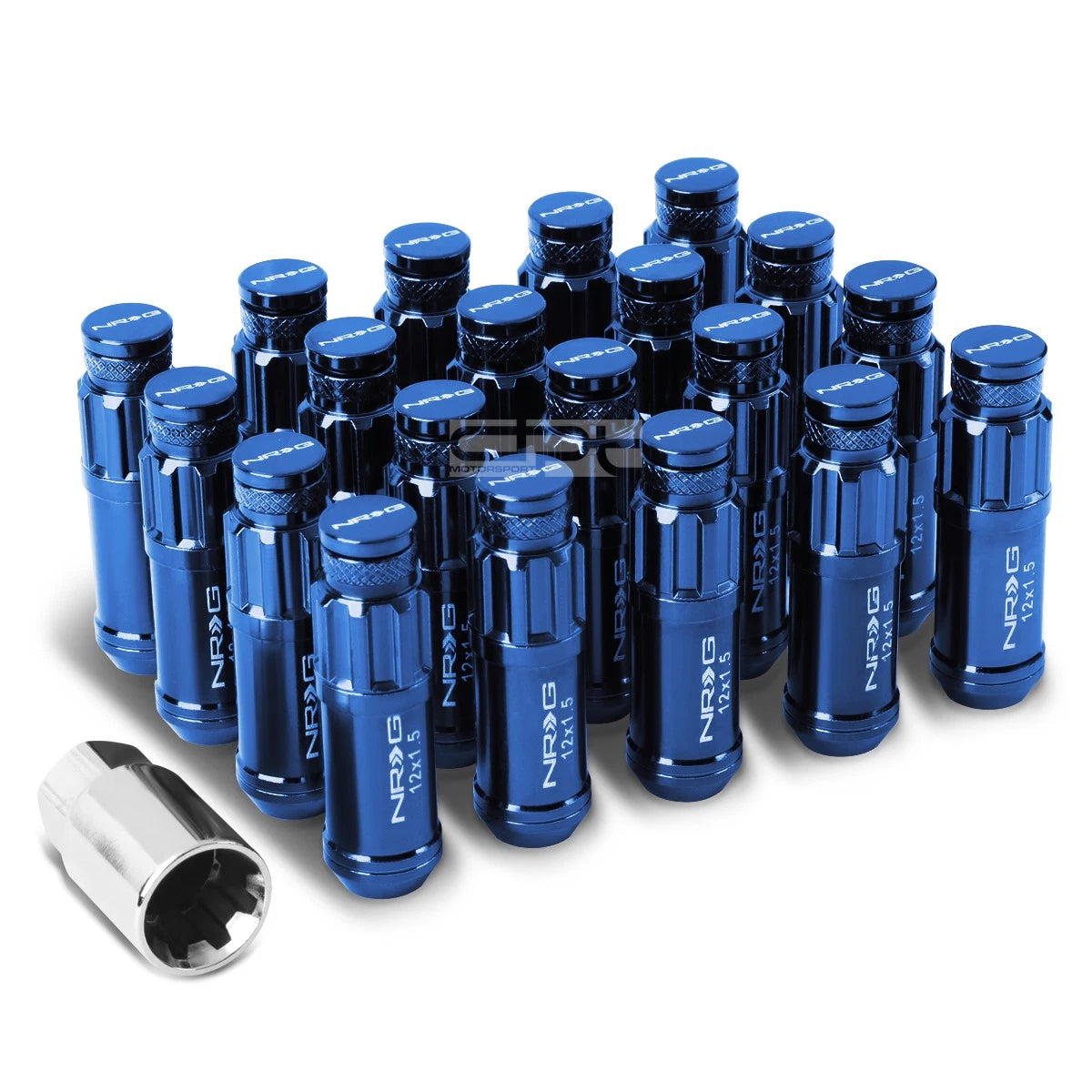 Set of 20 M12 X 1.5 Extended Locking Lug Wheel Lock Nuts for