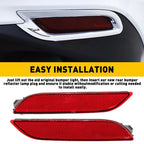 Set of 2 Rear Lamp Light Bumper Reflector for Toyota Camry (2018–2020)