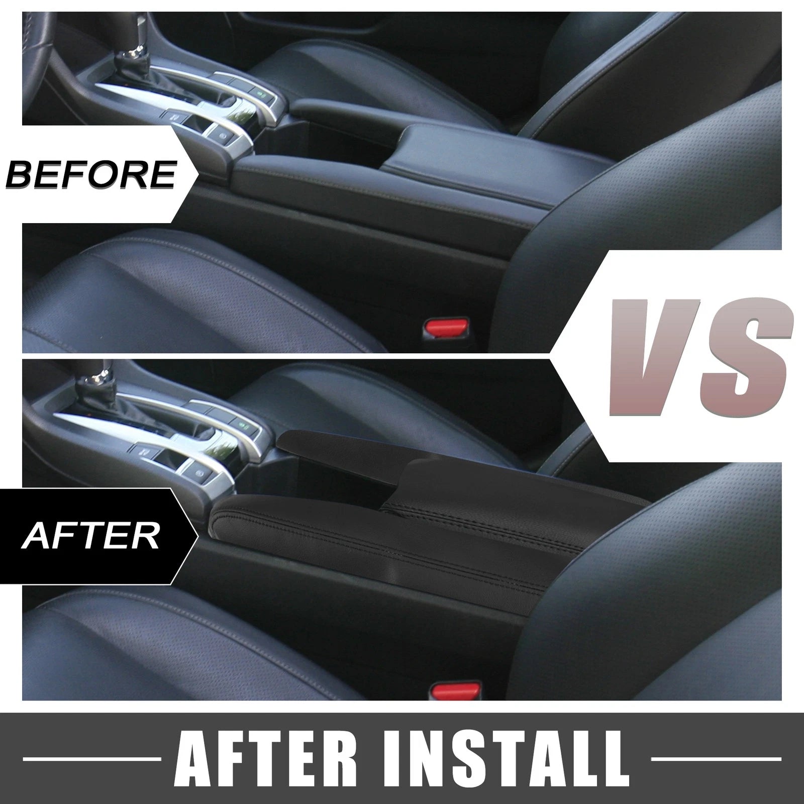 Armrest Protector Cover Pad for Honda Civic (2016–2021)