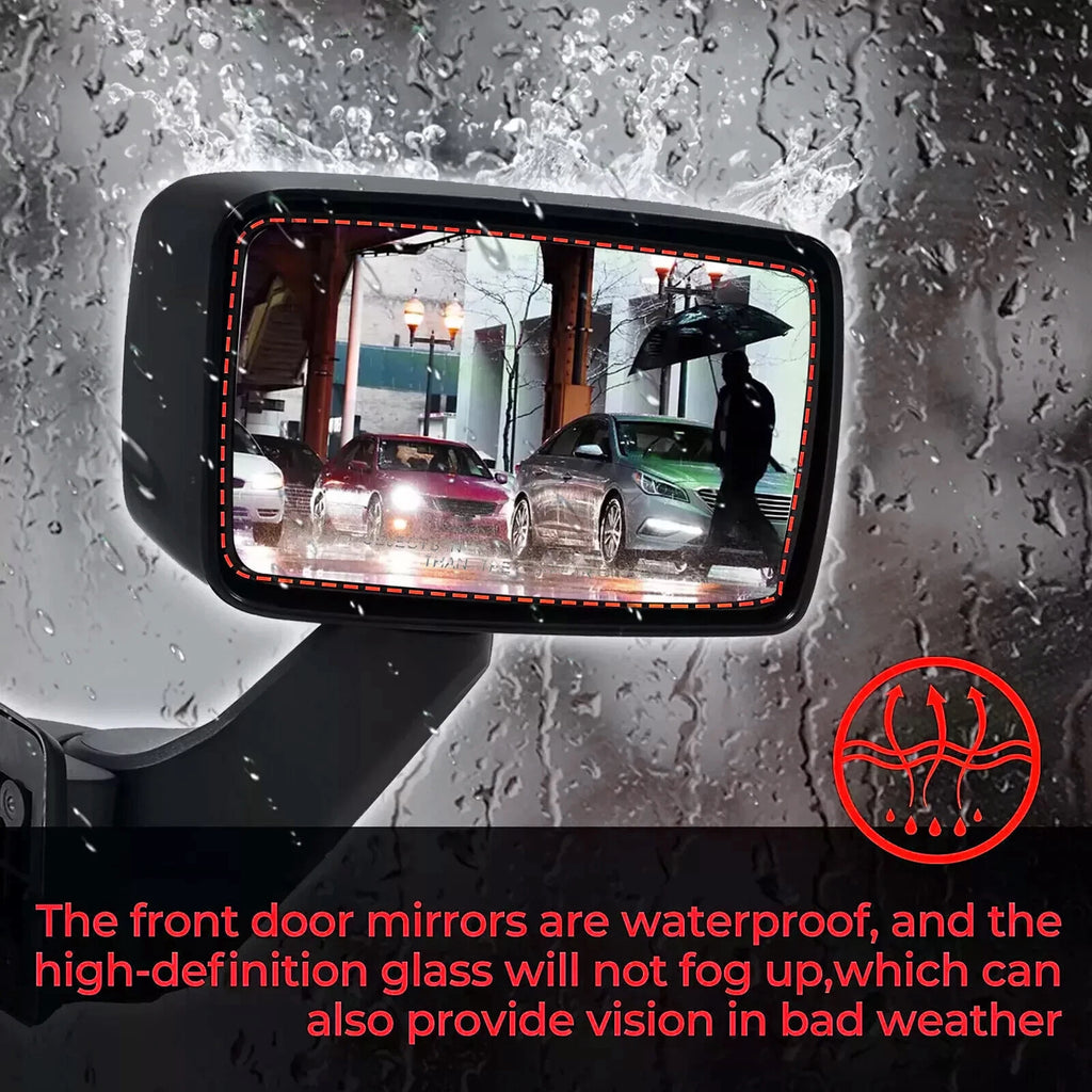 Pair Power Side View Mirrors for Hummer H3 H3T (2006–2010)