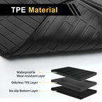 Cargo Liner Rear Trunk Mat for Hyundai Tucson (2022–2024) TPE Stripe Pattern