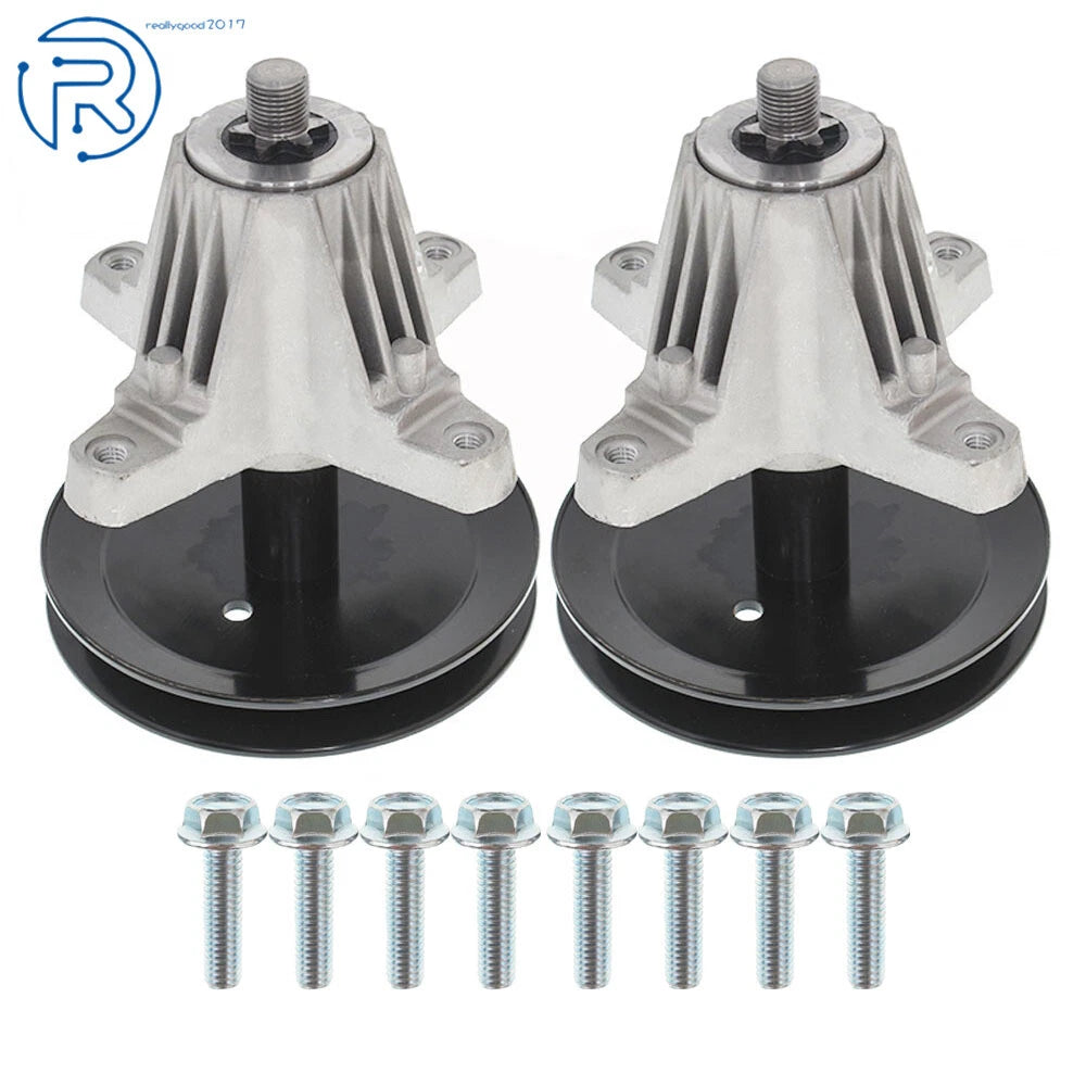 2 Pack Lawn Mower Deck Spindle for Troy-Bilt 918-06991 285-216 618-06991
