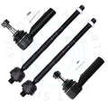 Set of 4 Front Inner Outer Tie Rod Links for Jeep Grand Cherokee (2005–2010)