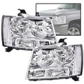 Clear Lens Chrome Headlights Assembly for Avalanche Tahoe Suburban (2007–2014)