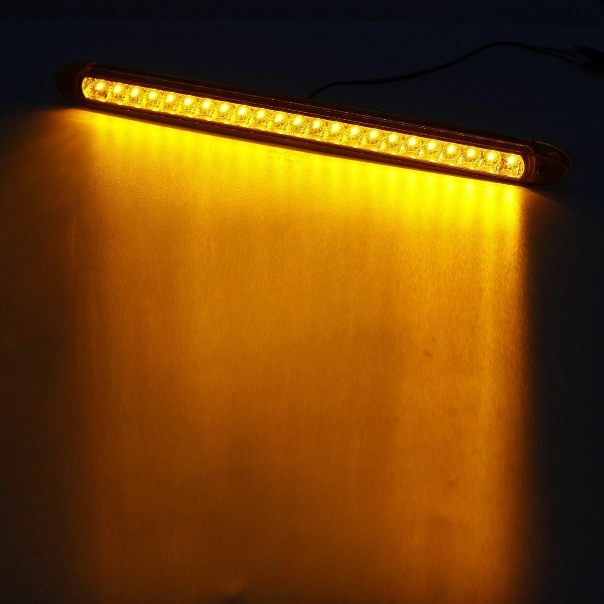 17" 23LED Amber Trailer Stop Tail Turn 3rd Brake Light Bar for Universal (2010–2023)