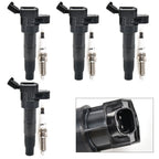 Ignition Coil and Spark Plug for Hyundai Genesis Sonata Kia Optima (2011–2021)