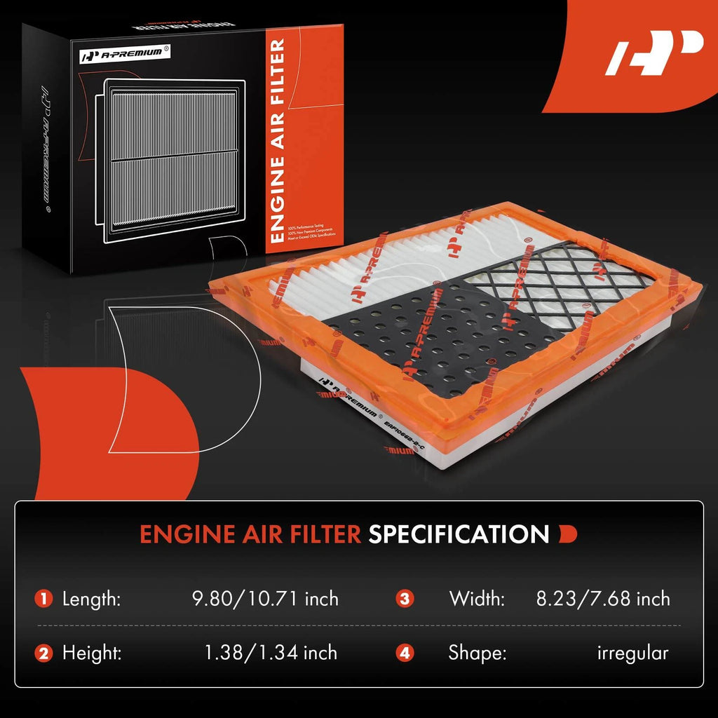 Set of 4 Engine Air Filters for Mercedes-Benz W211 X164 (2003–2009)