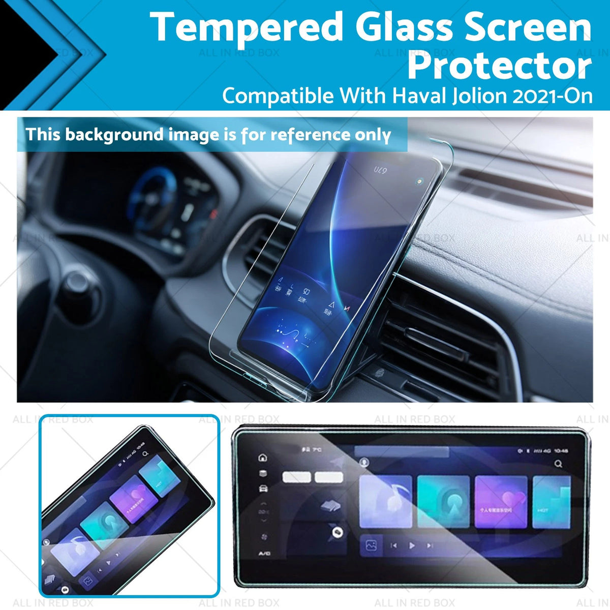 Tempered Glass Touchscreen Protector for Haval Jolion (2021–On)