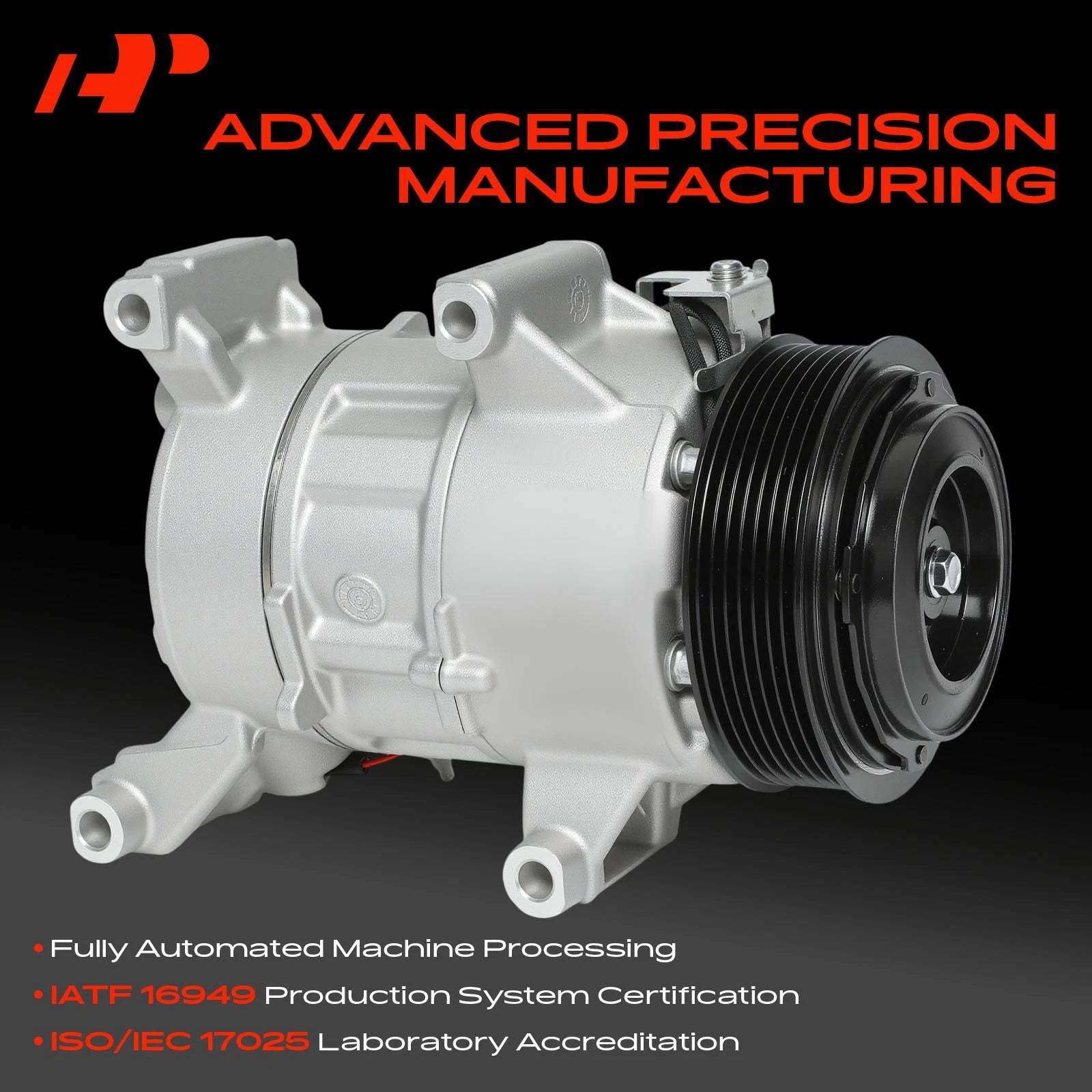 A/C Compressor with Clutch for Honda Accord (2018-2022)