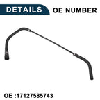 Radiator Hose for BMW Z4 3.0L (2009–2011) No. 17127585743 | Black