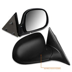 OE Style Manual Adjust Side Door Mirror Right for Chevy Blazer/GMC Jimmy (1994–1997)