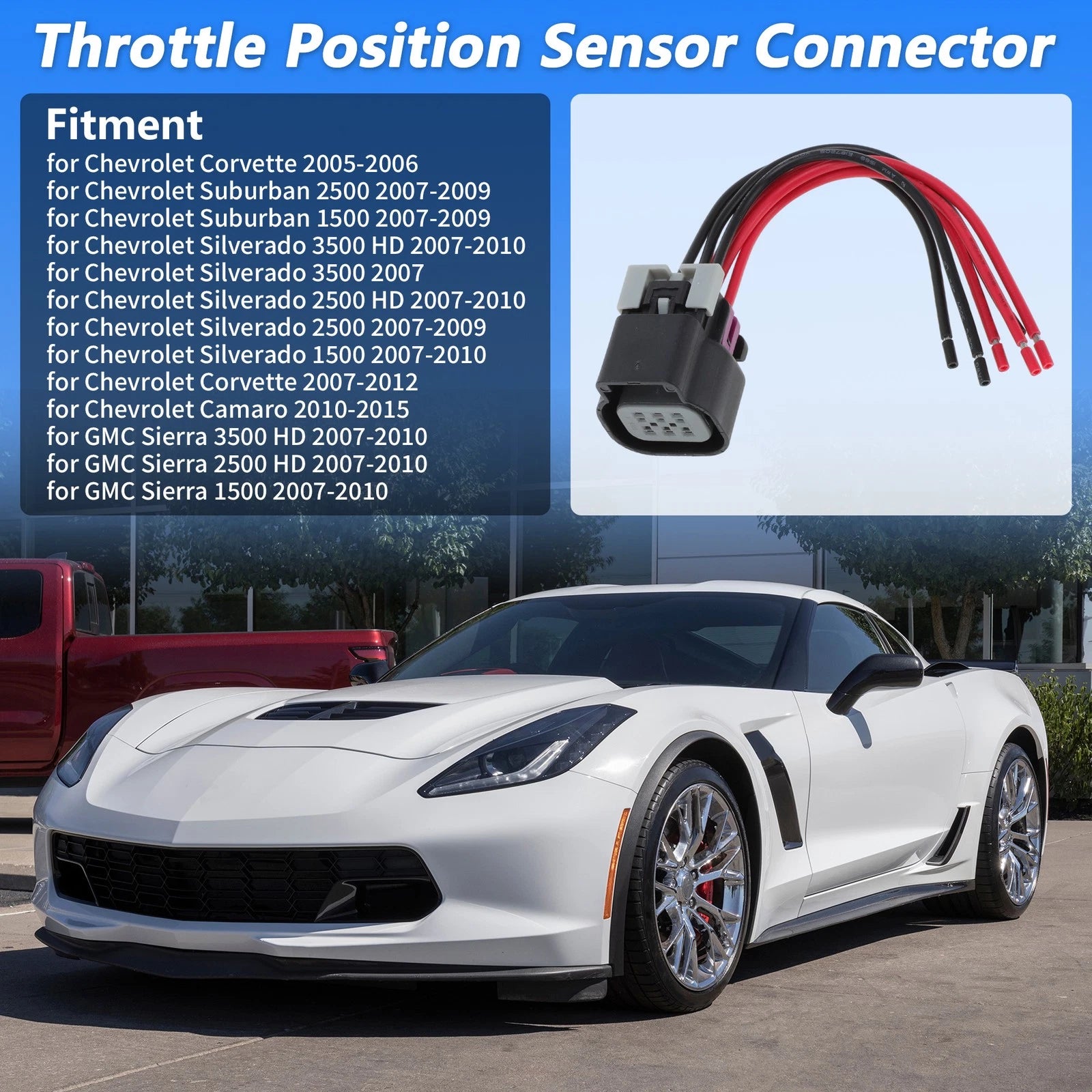 Throttle Position Sensor Connector for Chevy Corvette (2005–2006) No.19259452