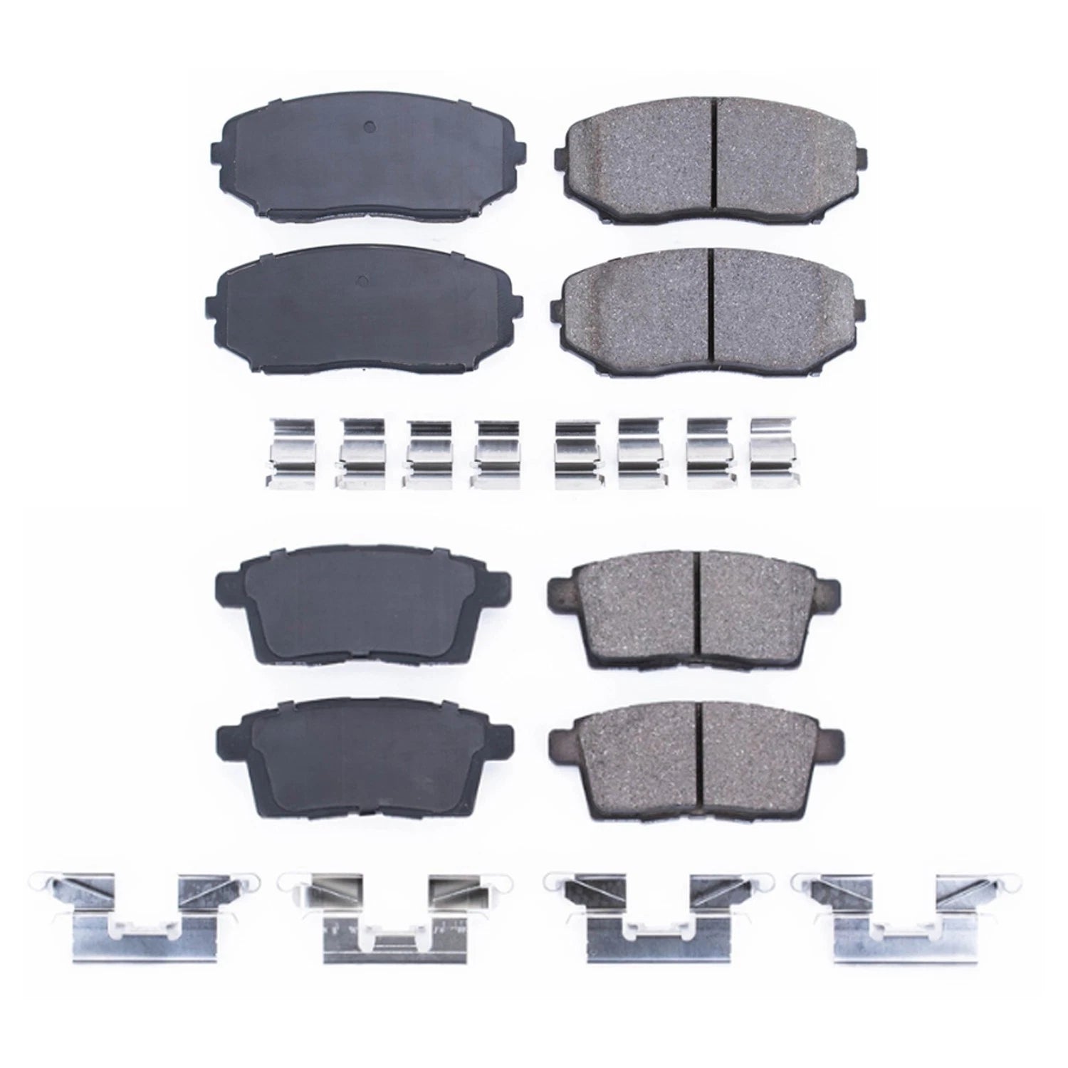 PowerStop Front & Rear Carbon Fiber Ceramic Brake Pads Kit for CX-9, Edge, MKX (2007–2021)