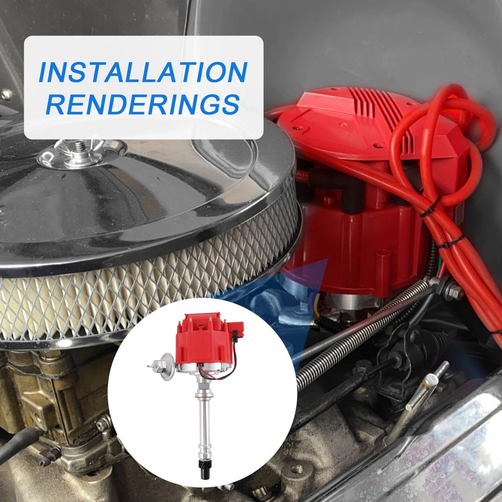 HEI Distributor with 65K Coil for Chevy Small Block Big Block