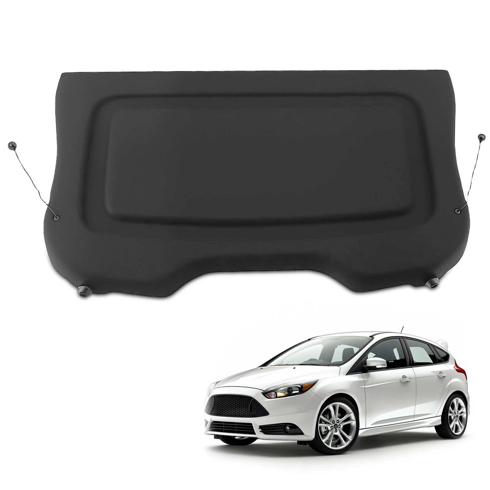 Cargo Rear Parcel Shelf Cover for Ford Focus MK3 (2012–2018)