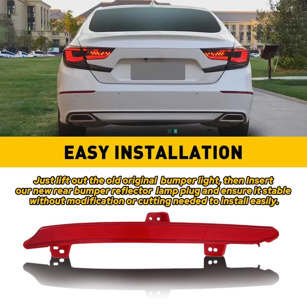 Rear Left Bumper Reflector for Honda Accord (2018–2022)
