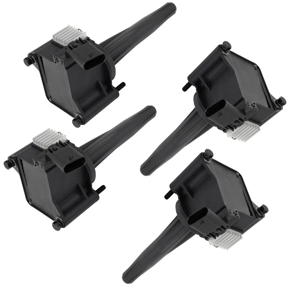 Set of 4 Ignition Coils for Chevy Silverado 1500 GMC Sierra 1500 (2019–2022)