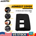 Center Console Box Armrest Cover for Toyota Tundra (2014–2021) Black Leather