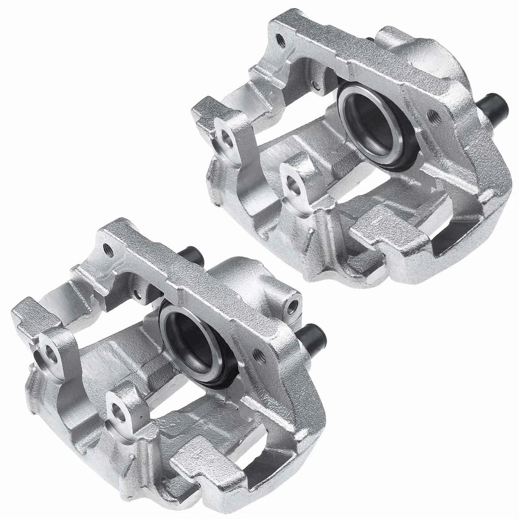 Pair Front Brake Calipers with Brackets for BMW X5 X6 (2007-2014)