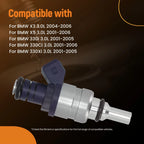 Direct Fit Fuel Injectors Set for BMW X3 X5 330i 3.0L (2010–2015)