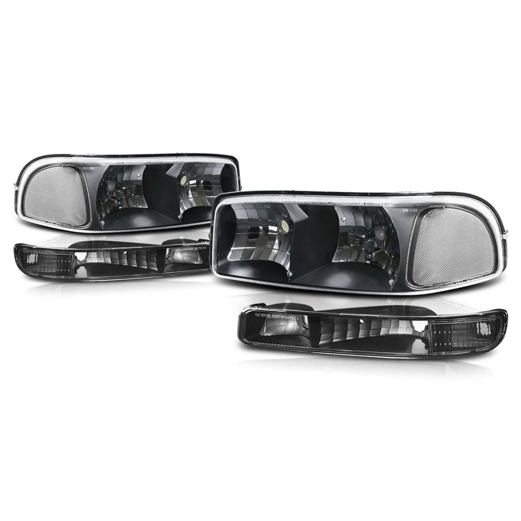 Bumper Headlight Clear Corner Lamps for GMC Sierra/Yukon (1999–2007)