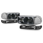 Bumper Headlight Clear Corner Lamps for GMC Sierra/Yukon (1999–2007)