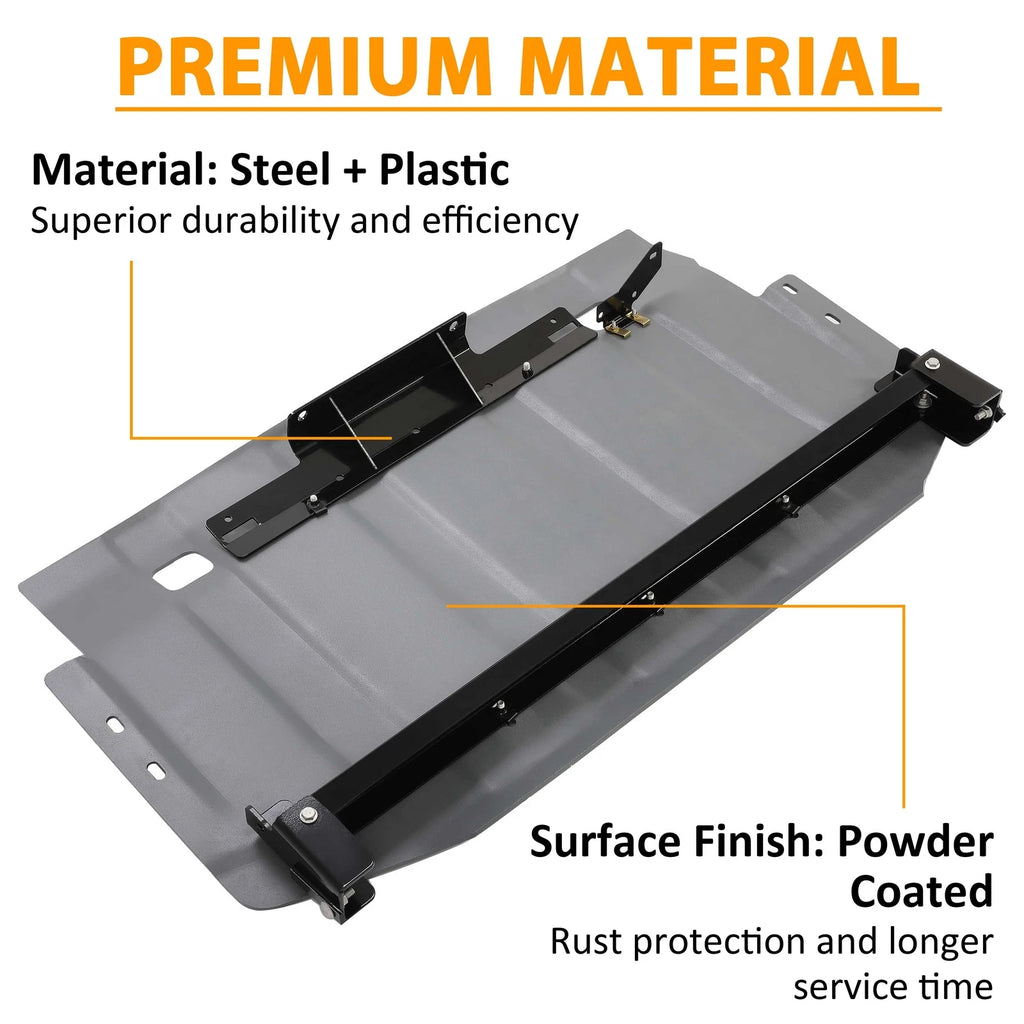 Aluminum Rear Skid Plate for Toyota FJ Cruiser (2007–2013)