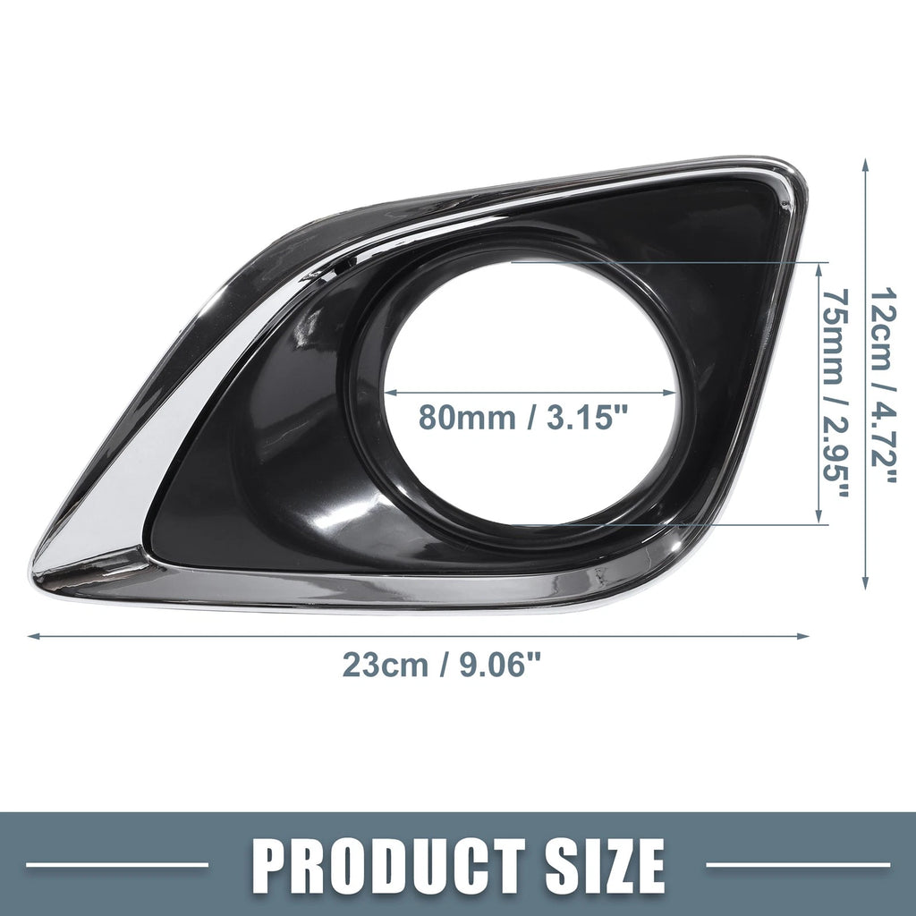 Set of 2 Fog Light Grille Covers for Toyota Venza (520400T010, 520300T010)
