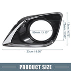 Set of 2 Fog Light Grille Covers for Toyota Venza (520400T010, 520300T010)