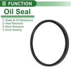 Set of 5 Oil Seal Rotary Shaft Seal NBR Rubber 112x122x6mm
