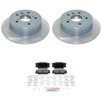 DuraGo Rear Rotors & Bosch Blue Ceramic Brake Pads Kit for Avalon Camry (FWD)