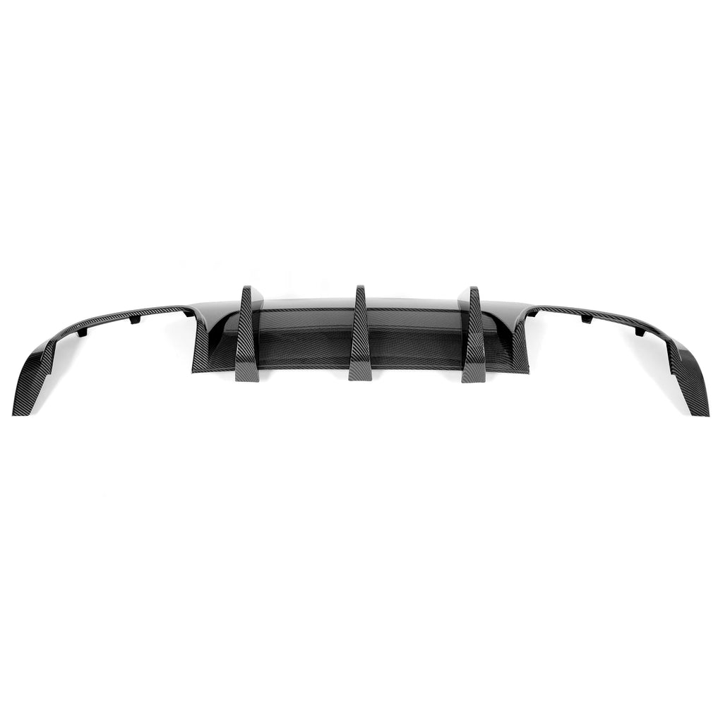 Rear Diffuser Bumper Lip for Mercedes W204 C63 AMG (2012-2014) Carbon Fiber Look