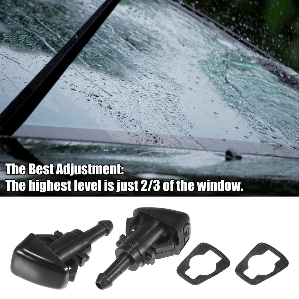 9 x Front Windshield Washer Nozzles for Dodge Caliber (2007-2012)