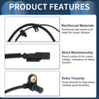 ABS Wheel Speed Sensor No.CL3Z2C204A for Ford F-150 (2011–2014) Front