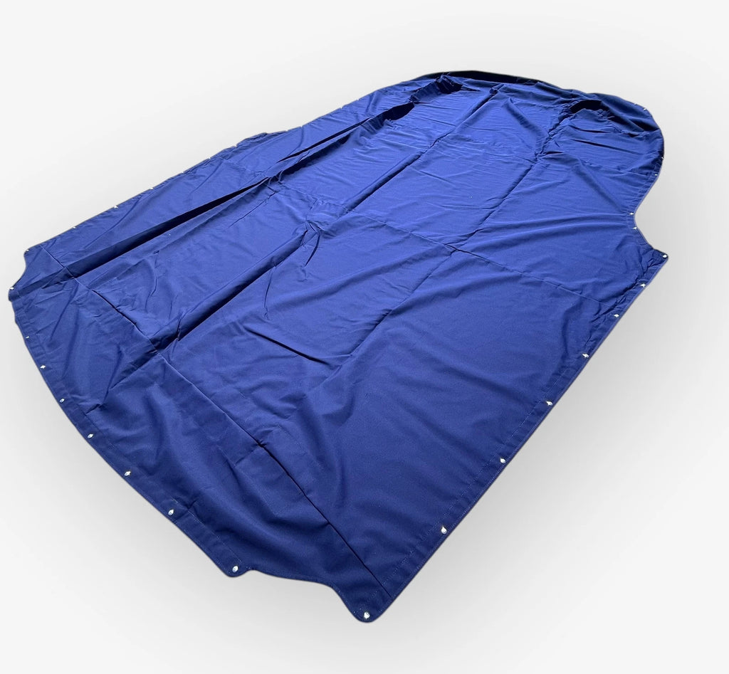 Bow Cover & Cockpit Cover for Chris Craft 30 Calypso (OEM) Navy Blue w/ Stands