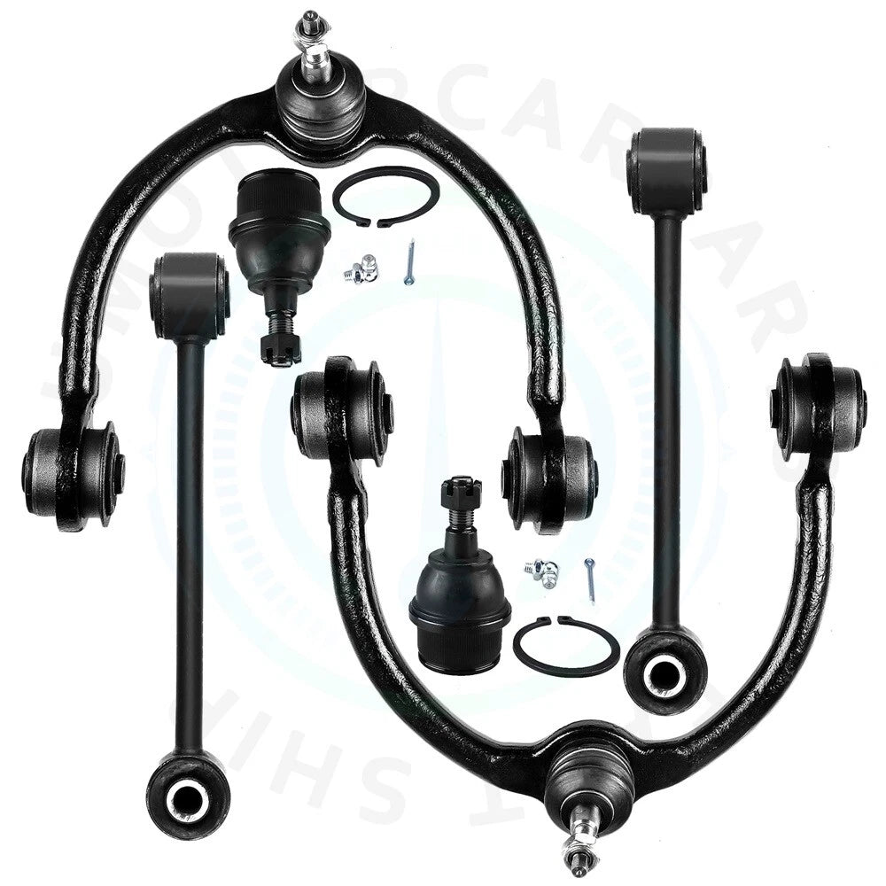 Set of 6 Control Arms Ball Joints Sway Bar for Jeep Commander Grand Cherokee (2006–2010)
