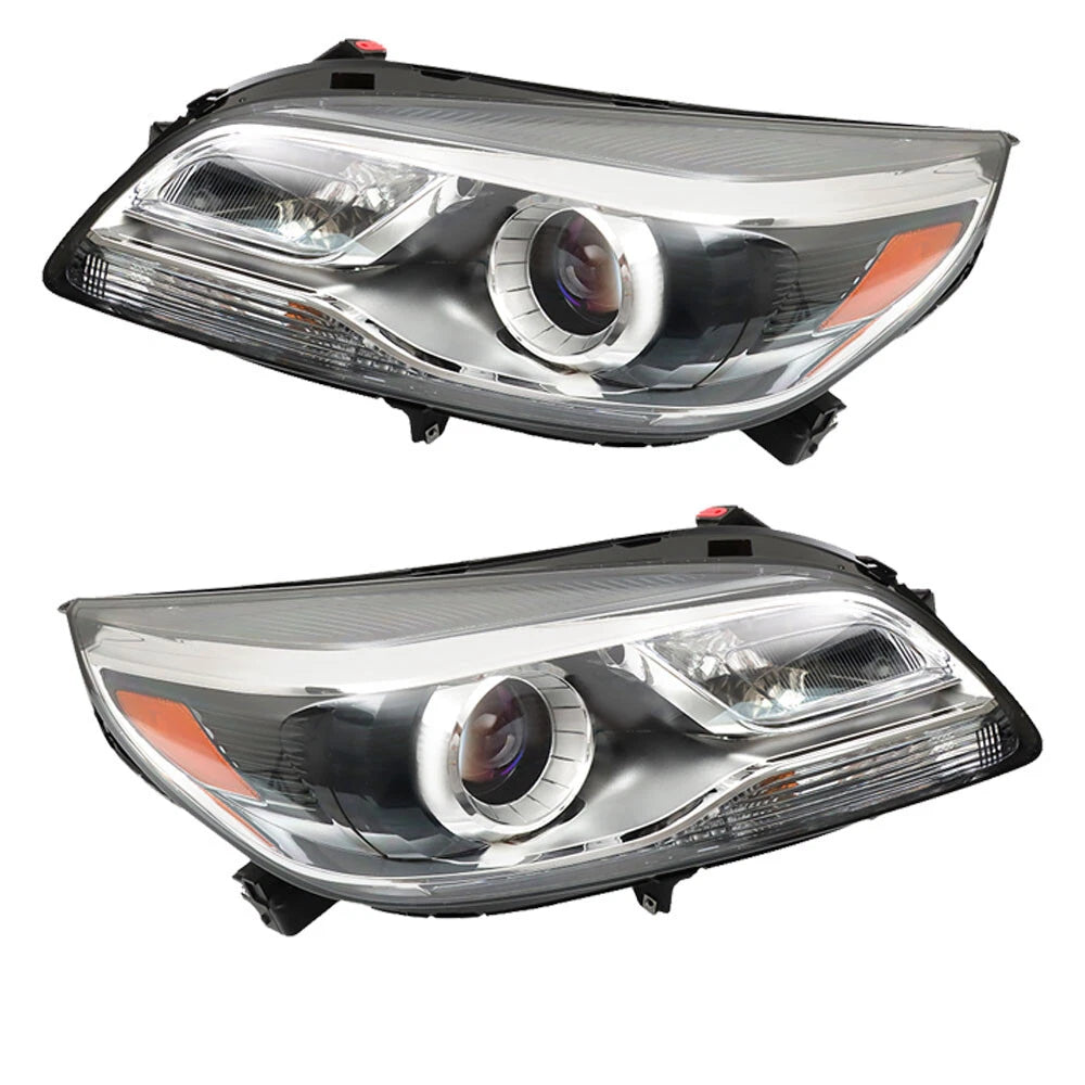 Set of 2 HID Headlight Assemblies for Chevy Malibu (2013–2016)