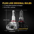 2X 9005 HB3 LED Fog Driving Light Bulbs for AUXITO (6000K)