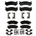 Set of 4 Semi-Met Brake Pad Sets for Chevy GMC Safari 1500 (1996–2005)