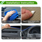 Dashboard Cover Mat for Lexus NX200T/NX300/NX300h (2014-2020) Black Blue