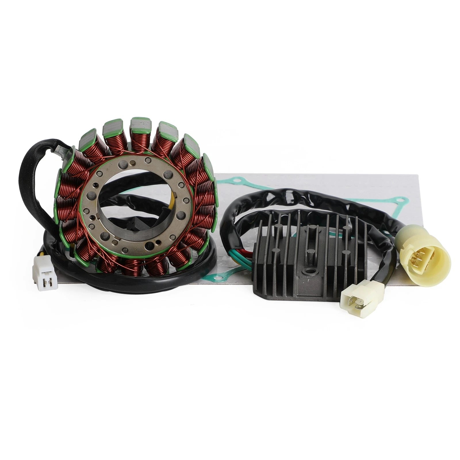 Magneto Stator, Voltage Rectifier, Gasket for Honda XRV750 Africa Twin (1990–1991)
