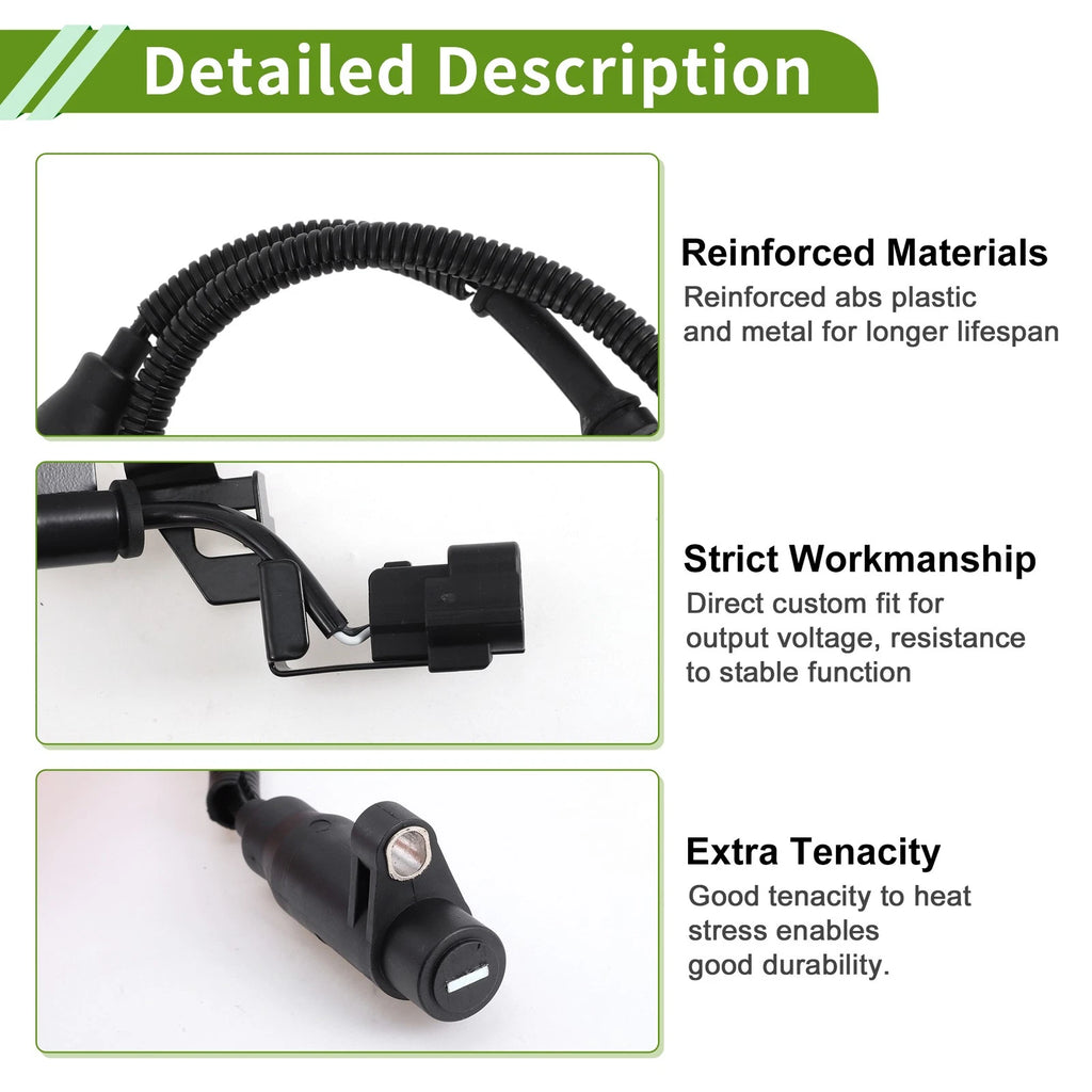 ABS Wheel Speed Sensor for Kia Carens I (No. 1K2FX43701/0K2FC43701)