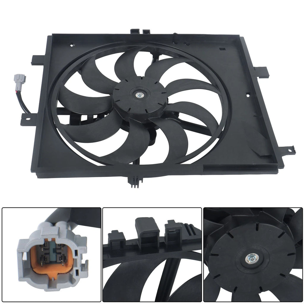 Radiator Cooling Fan Assembly with Shroud for Nissan (2012–2019)